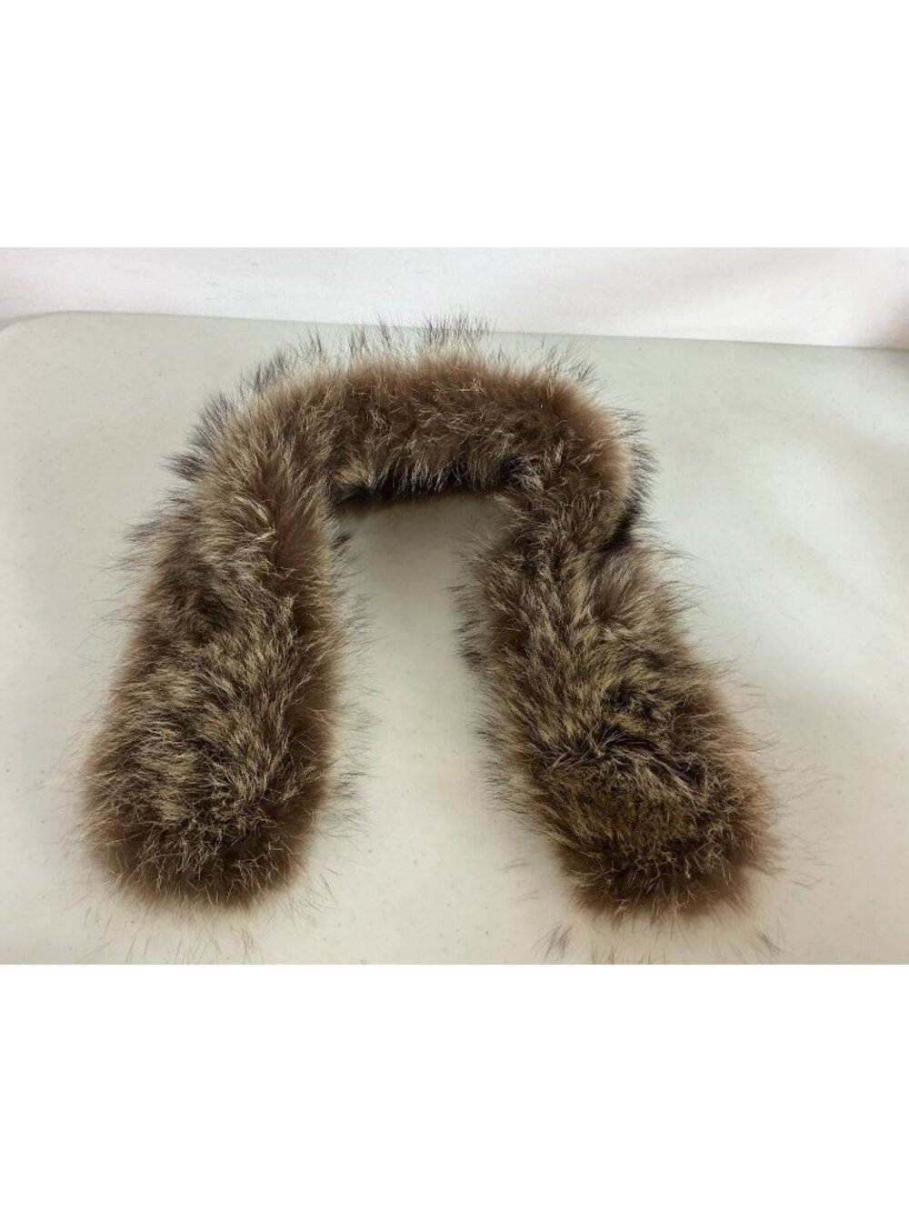 Genuine Raccoon Fur Collar Scarf Stole